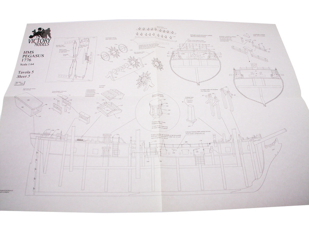 VICTORY MODELS HMS Pegasus 1776 1:64 kit