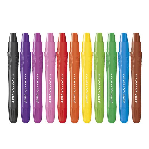 Janod Colorino Gélové pastelky umývateľné 10 ks