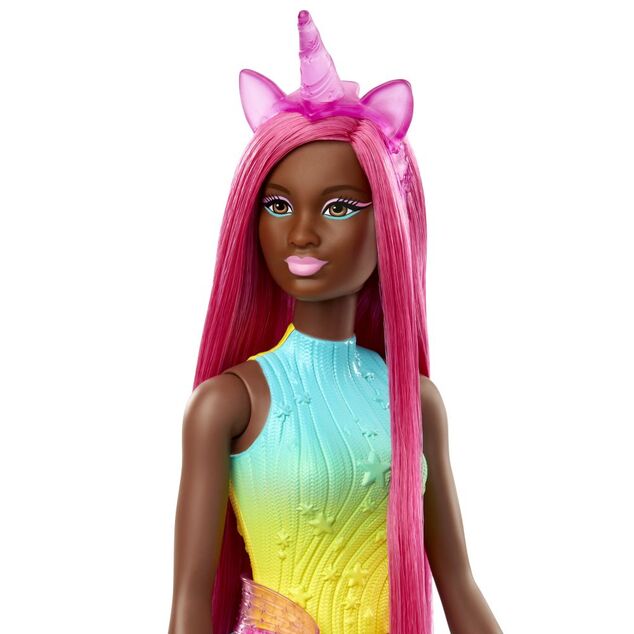 Mattel Barbie rozprávková bábika s dlhými vlasmi - víla jednorožec