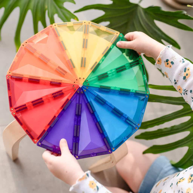 CONNETIX® Rainbow Geometry Pack magnetická stavebnica 30 ks