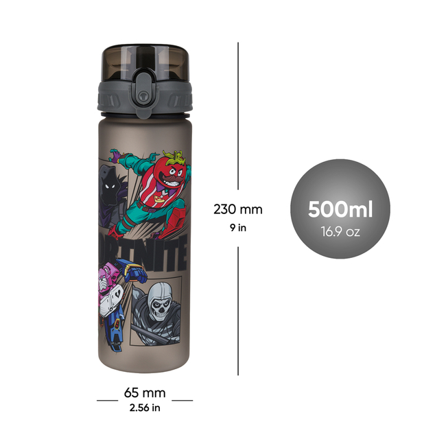 BAAGL Tritanová fľaša na nápoje Fortnite Squad, 500 ml