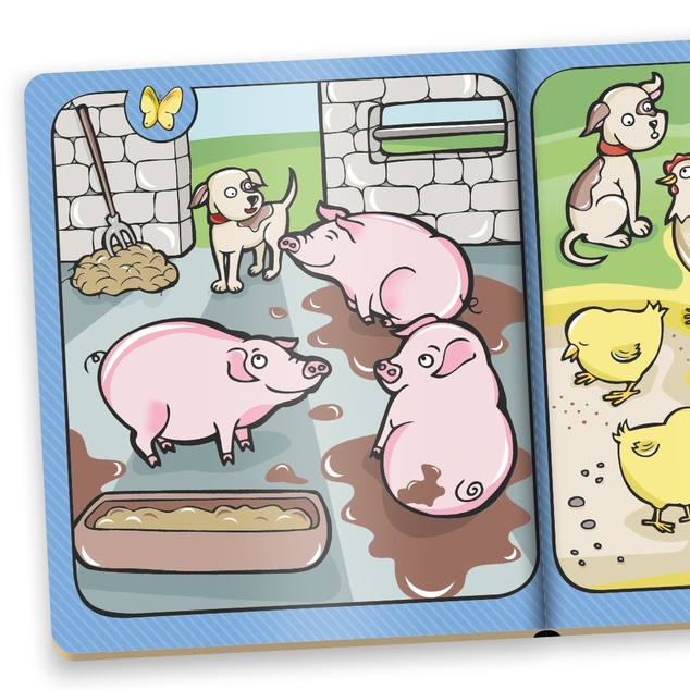 Albi Kúzelné čítanie Kniha Zvieratká na farme