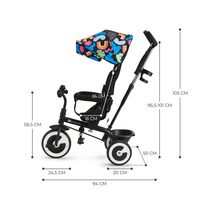KINDERKRAFT Dreirad Aston Happy Shapes