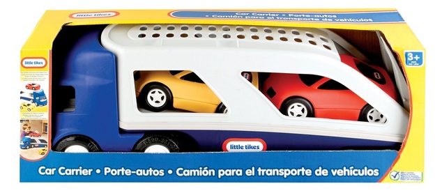 Ťahač s návesom Little Tikes 170430 na prepravu áut