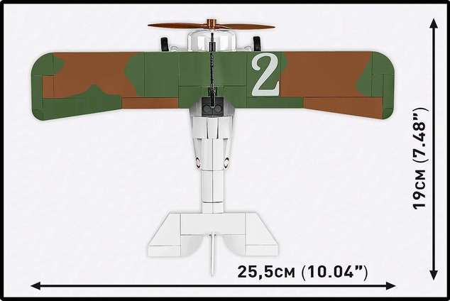 Cobi 2997 Great War - Nieuport 17 C.1 110 H.P., 1:32, 277k