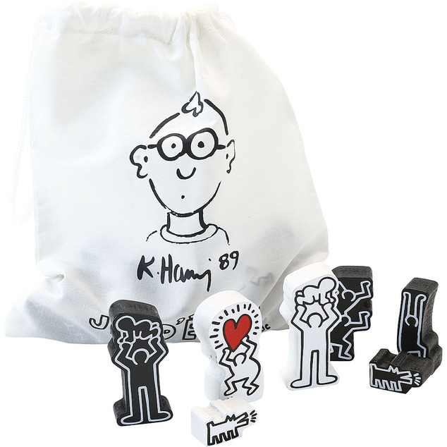 Vilac Moderni drveni šah Keith Haring