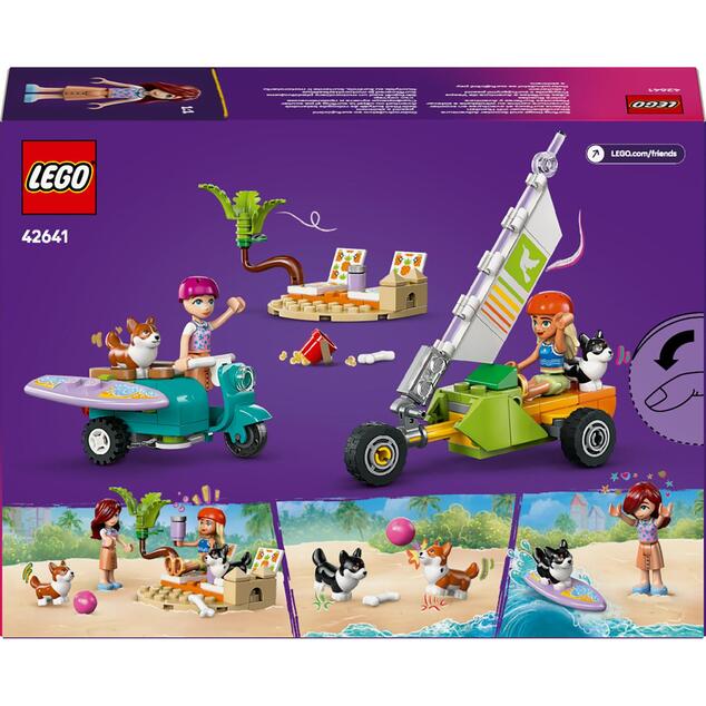 LEGO® Friends 42641 Abenteuer mit surfenden Hunden und Scooter