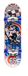 Skateboard prstový skrutkovací 2ks plast s rampou s doplnkami