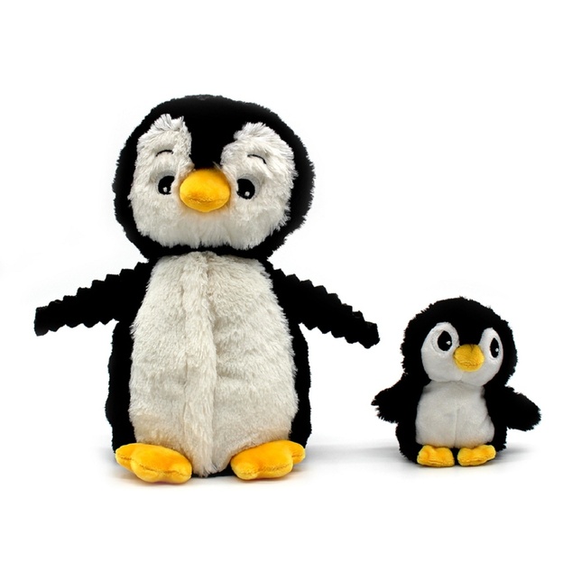 Ptipotos Plüschpinguin Iglou - Mama mit Baby
