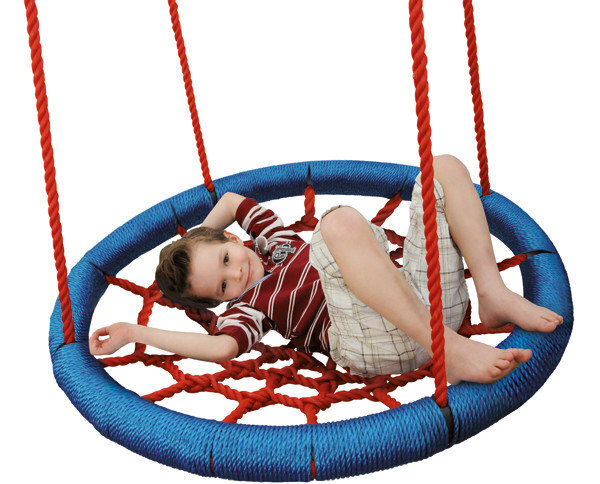 Woody Hojdací kruh 91409 modrý 100 cm
