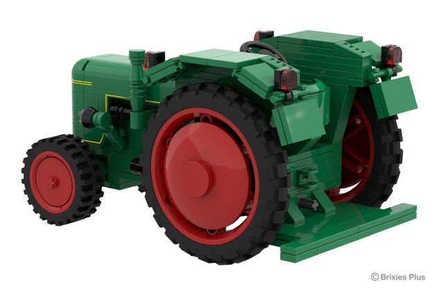 BRIXIES Plus 222.703 Fendt Dieselross F28 Classic Club Collection - historický traktor, 1: