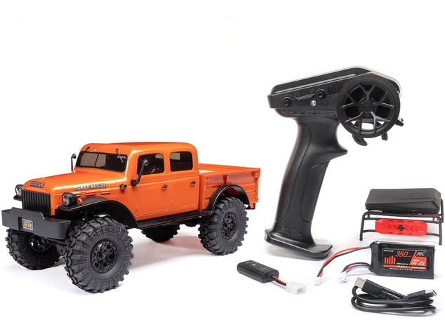 Axial SCX24 Dodge Power Wagon 1940 1:24 4WD oranžový