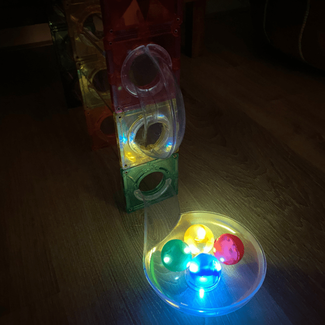 Cleverclixx Golyópálya Dazzling Lights Pack Intense – 100 db