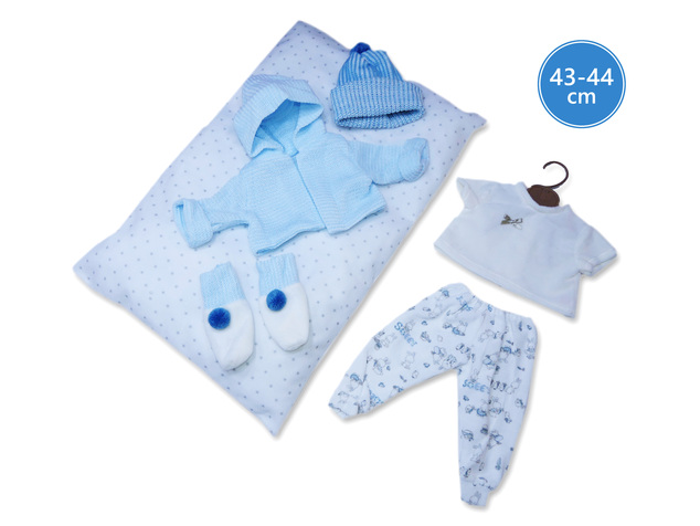 Llorens 844P NEW BORN 2 v 1 - realistická bábika bábätko so zvukmi a mäkkým látkovým telom