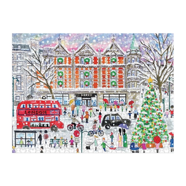 Galison Puzzle Božić u Londonu 1000 dijelova