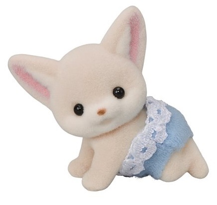 Sylvanian Families Dvojčatá líšky Fenek s autíčkom