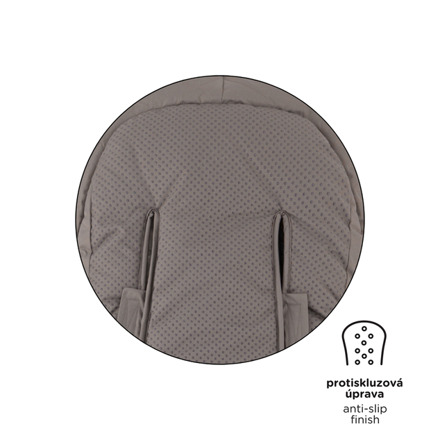 PETITE&amp;MARS Ensemble de sac d'hiver Arctic 4 en 1 + gants pour poussette Furry Rich Brown