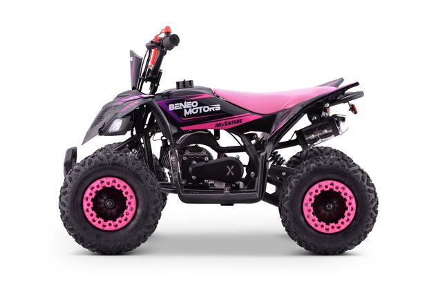 Benzínová štvorkolka pre deti Beneo Motors Adventure ružová - 50cm3
