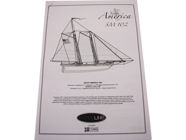 COREL America Yacht 1:155 kit