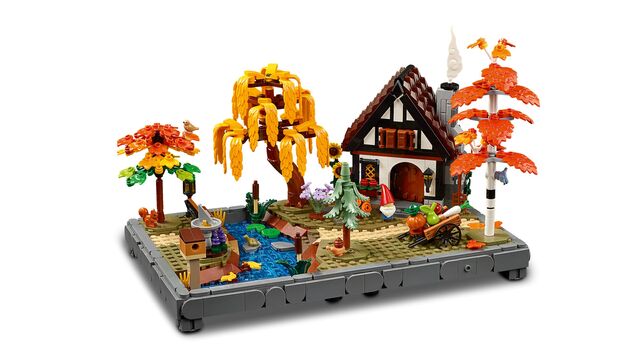 LEGO® Icons 11372 Chata a jesenná záhrada