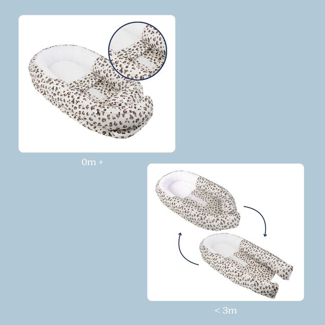 Doomoo Cocoon hniezdočko, Leopard Cream