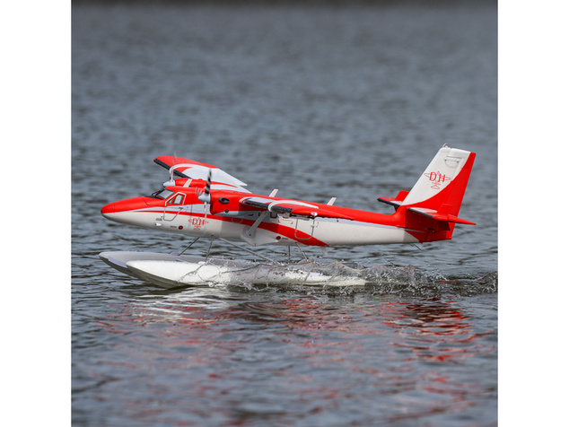 E-flite DHC-6 Twin Otter 1.4m AS3X+ SAFE Select BNF Basic, plaváky