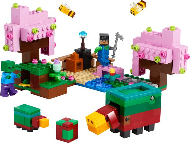 LEGO® Minecraft® 21260 Garten mit blühenden Kirschbäumen