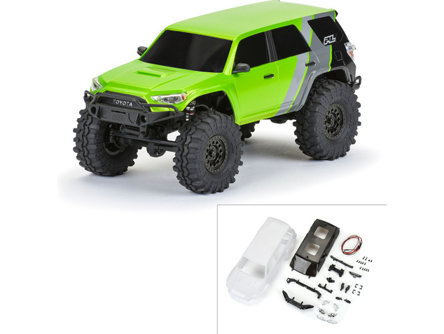 Pro-Line karoséria 1:24 2023 Toyota 4Runner rázvor 132mm, biela, nesmontovaná: Axial SCX24