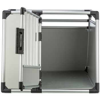 Prepravka hliník L–XL 94×75×88cm strieborno-šedá