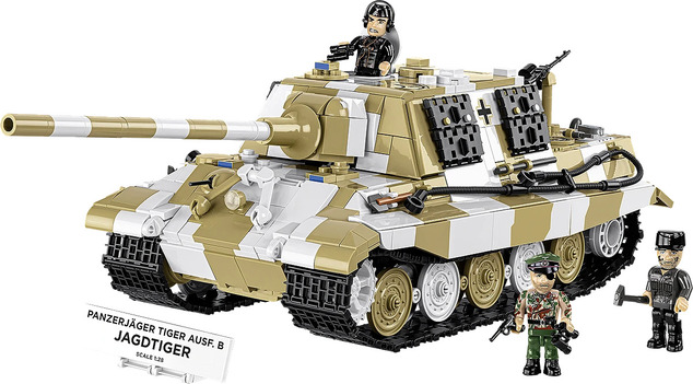 Cobi II WW Panzerjäger TIGER Ausf. B JAGTIGER 1:28, 1355 k, 3 f