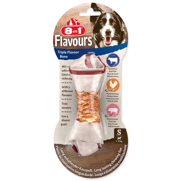 Delicacy 8in1 Triple Flavour Kauknochen S