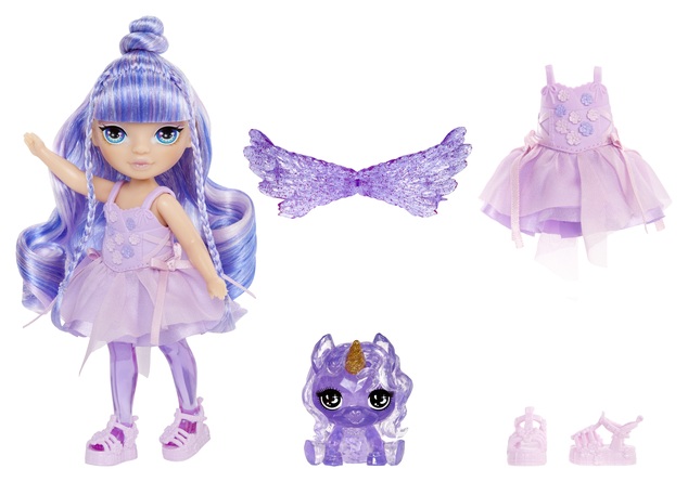 Rainbow High Malá sestrička víla - Amethyst (Purple)
