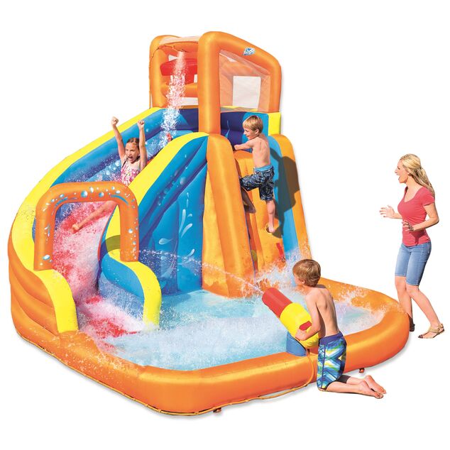 Detské nafukovacie ihrisko Bestway - Veľký vodný park Turbo splash 3.65m x 3.20m x 2.70m