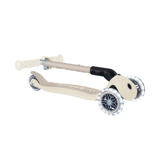Globber kolobežka Junior Foldable lights Ecologic - Coconut