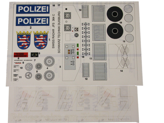 Krick Policajný čln HE 4 kit