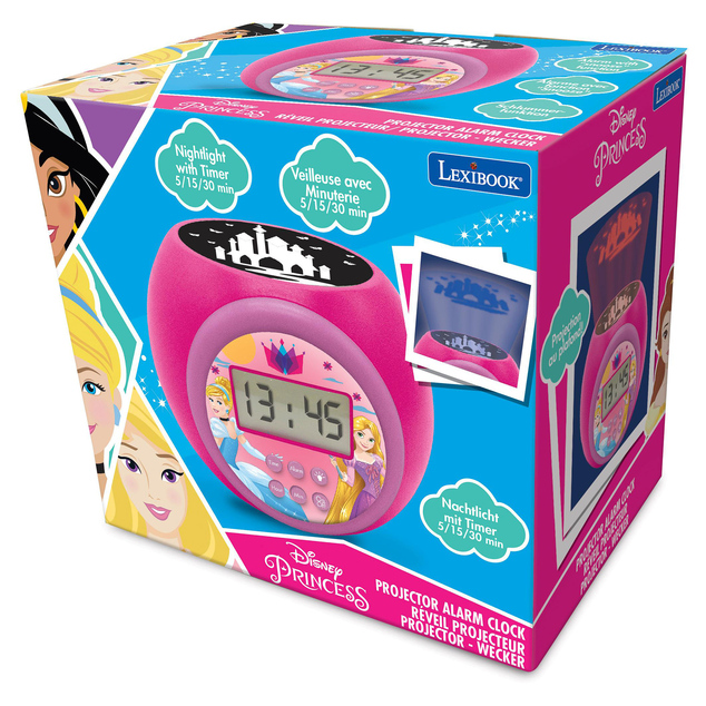 Lexibook Budík s projektorom Disney Princezné
