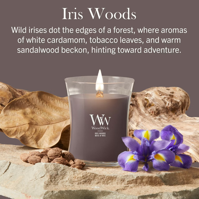 WW Kerze Mittel Iris Woods