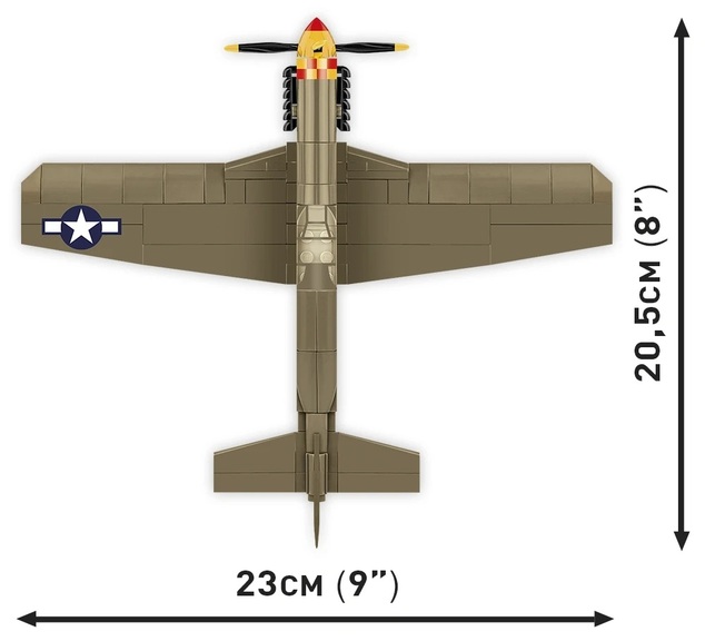 Cobi II WW Mustang P-51B, 1:48, 158 k
