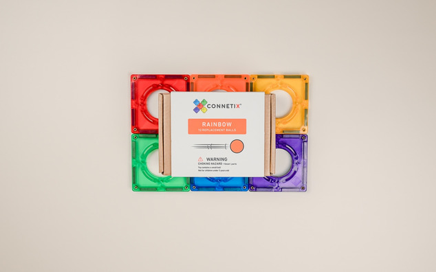 CONNETIX® Rainbow Ball Pack 12 ks