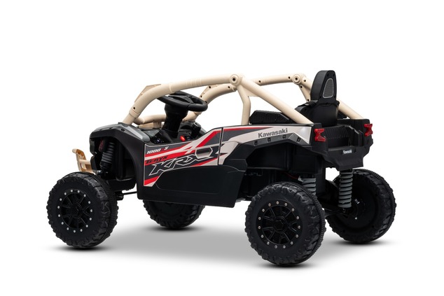 Elektrické autíčko Kawasaki TERYX KRX 1000 12V, khaki, jednomiestne, odpružená zadná nápra
