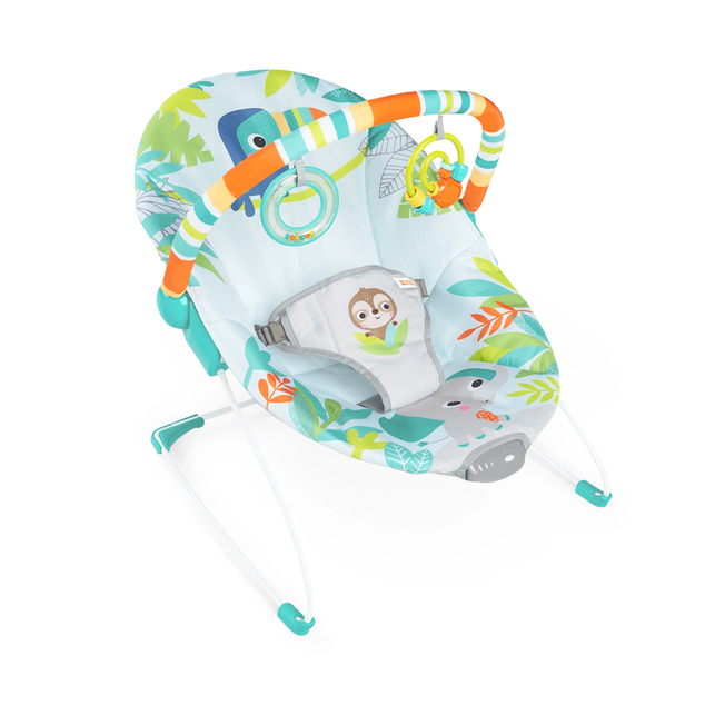 BRIGHT STARTS Вибриращ шезлонг Rainforest Vibes™ 0m+ до 9kg
