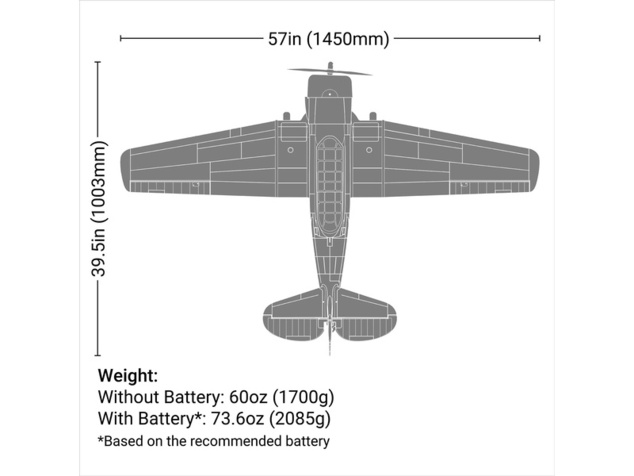 E-flite SNJ-5/AT-6 Texan 1.5m PNP