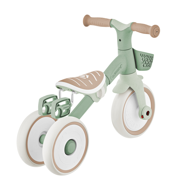 Globber detské odrážadlo trojkolesové - Learning Trike 2in1 PLUS Ecologic Pistachio