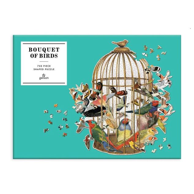 Galison Puzzle Vtáčia klietka 750 dielikov