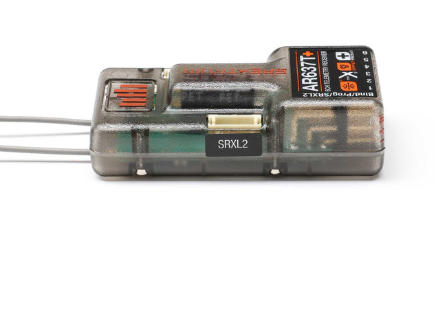 Spektrum prijímač AR637T+ AS3X+/SAFE s telemetriou