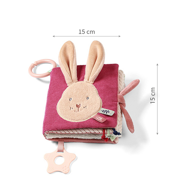 BABYONO Senzorična knjiga Rabbit Karo 0m+