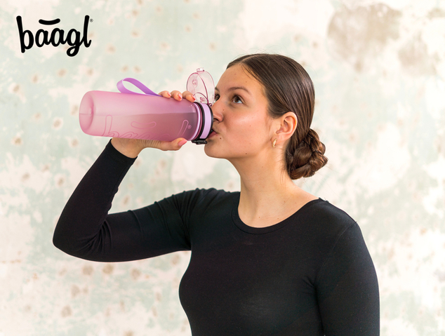 BAAGL Tritanová fľaša na nápoje Lavender, 800 ml
