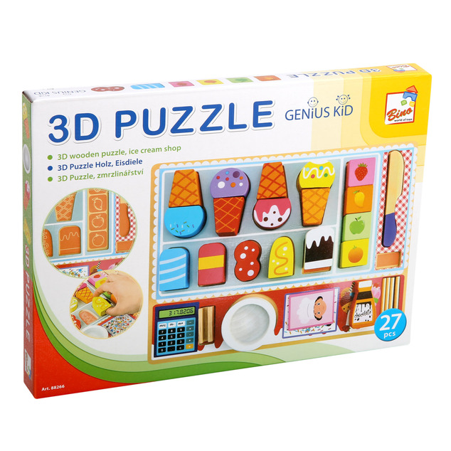 Bino 3D Puzzle, zmrzlinárstvo
