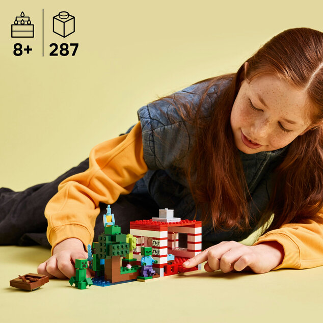 LEGO® Minecraft™ 21275 Casa TNT nella giungla