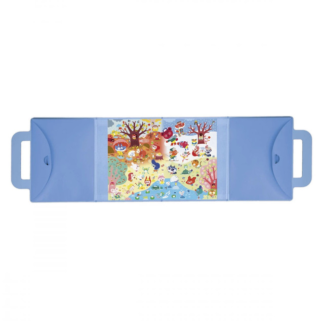 Janod Magnetipuzzle Anotimpurile 36 buc în formă de valiză